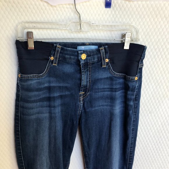 7FOR ALL MANKIND JEANS THE ANKLE SKINNY NW SZ 28 STRETCH - Picture 3 of 7